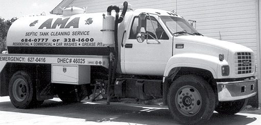 AMA Septic Tank Cleaning Services | York SC, Rock Hill, SC | truck